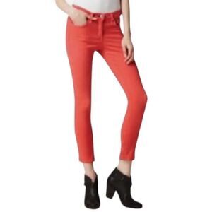 Rag and bone orange zipper Capri pants, size 30